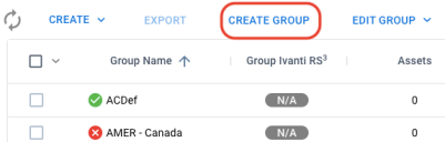 Create Group - Create Button Location